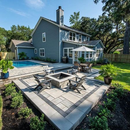 Luxury Beach House W/ Backyard Oasis. Heated Pool. 힐튼 헤드 아일랜드 외부 사진