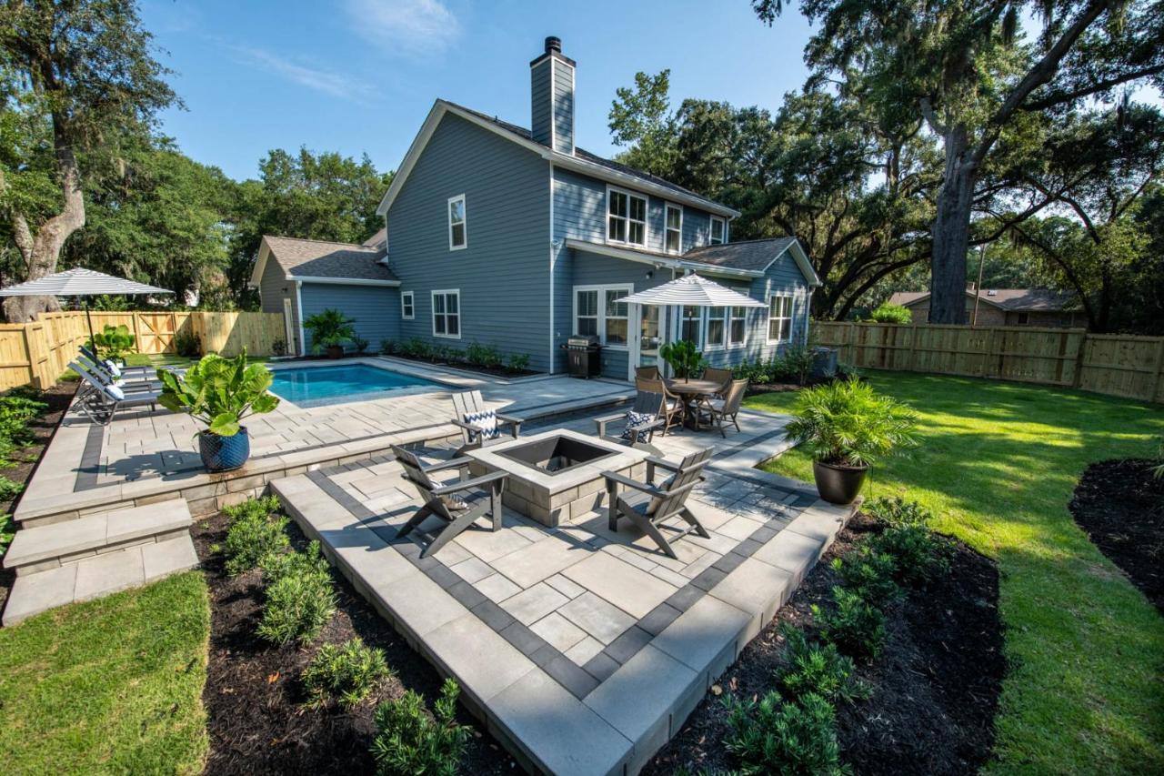 Luxury Beach House W/ Backyard Oasis. Heated Pool. 힐튼 헤드 아일랜드 외부 사진